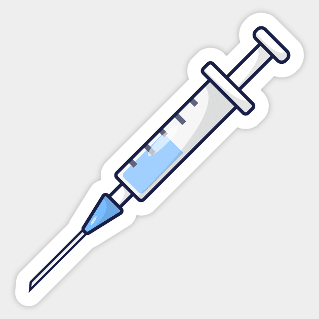 Syringe Sticker by KH Studio